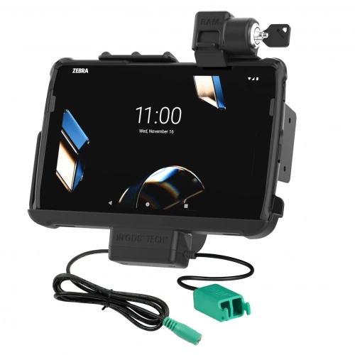 RAM-HOL-ZE45PD2LU Держатель с замком питания RAM Tough-Dock + два порта USB для Zebra ET401 10" RAM-HOL-ZE45PD2LU Держатель с замком питания RAM Tough-Dock + два порта USB для Zebra ET401 10"
