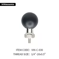 Кронштейн крепежный шар VINmounts 38 мм (1,5") со стойкой и резьбой 1/4"-20x0.5 (VIN-C-030)
