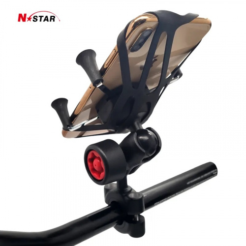 Шар N-Star 25 мм (1") с креплением на стандартный руль мотоцикла, трубу 18,9-22,2 мм (NS-BMRB) фото 6