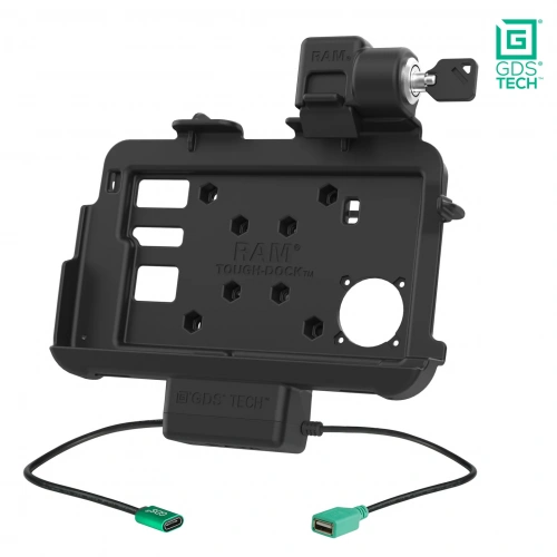 RAM-GDS-DOCKL-ZE46PDU Держатель с замком GDS Thin-Dock + Data для Zebra ET401 8" с IntelliSkin фото 3 RAM-GDS-DOCKL-ZE46PDU Держатель с замком GDS Thin-Dock + Data для Zebra ET401 8" с IntelliSkin фото 3