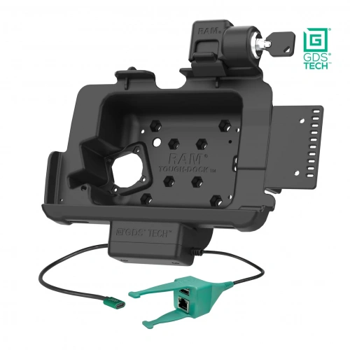 RAM-GDS-DOCKL-ZE20-RJ45AU Док-станция GDS с фиксатором, портами USB-A и RJ45 для Zebra ET401 8" с защитным покрытием IntelliSkin фото 3 RAM-GDS-DOCKL-ZE20-RJ45AU Док-станция GDS с фиксатором, портами USB-A и RJ45 для Zebra ET401 8" с защитным покрытием IntelliSkin фото 3