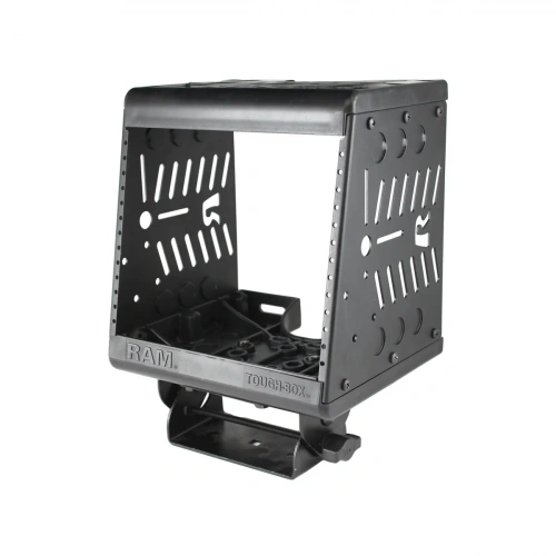 Консоль RAM® Tough-Box™ 9 дюймов с 7-дюймовой лицевой панелью и стойкой для радиостанции Консоль RAM® Tough-Box™ 9 дюймов с 7-дюймовой лицевой панелью и стойкой для радиостанции