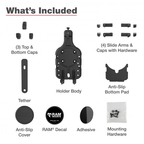 Держатель телефона RAM® Quick-Grip™ Pro RAM-HOL-PD5U фото 7 Держатель телефона RAM® Quick-Grip™ Pro RAM-HOL-PD5U фото 7