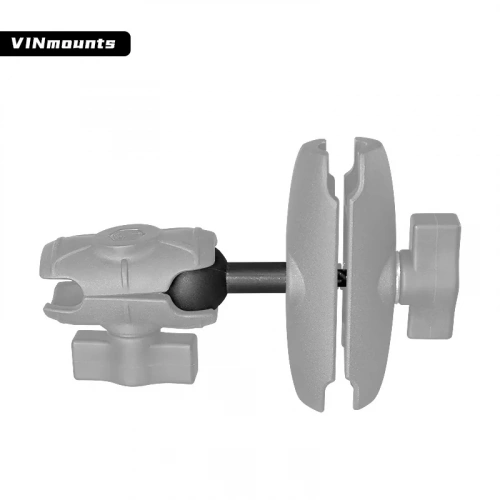 Шар VINmounts 25 мм (1") с ножкой и шпилькой с резьбой 1/4"-20. Общая высота 90 мм (VIN-B-007) фото 5