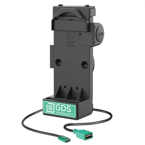 RAM-GDS-DOCK-V12-U1CPDU GDS Uni-Conn - блок питания с пружинным механизмом и одним портом USB-A без блокировки. RAM-GDS-DOCK-V12-U1CPDU GDS Uni-Conn - блок питания с пружинным механизмом и одним портом USB-A без блокировки.