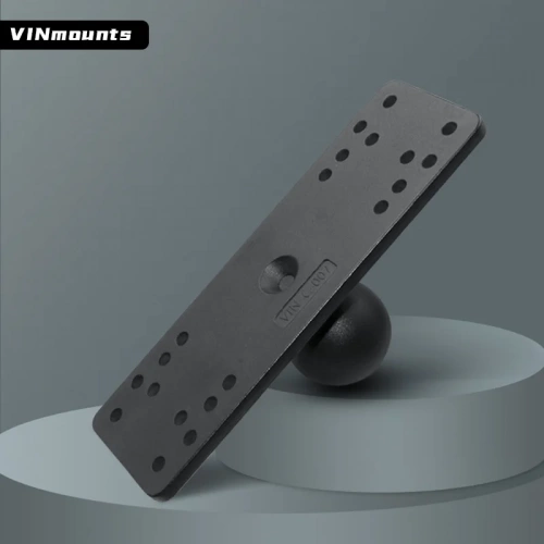 Шар VINmounts 38 мм (1,5") с универсальной прямоугольной площадкой 158x51 мм (VIN-C-007) фото 3 Шар VINmounts 38 мм (1,5") с универсальной прямоугольной площадкой 158x51 мм (VIN-C-007) фото 3