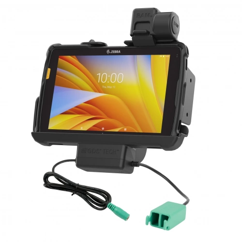RAM-HOL-ZE20PD2NLLU Док-станция RAM Tough-Dock Power + два порта USB с защелкой для Zebra ET4x 8" RAM-HOL-ZE20PD2NLLU Док-станция RAM Tough-Dock Power + два порта USB с защелкой для Zebra ET4x 8"