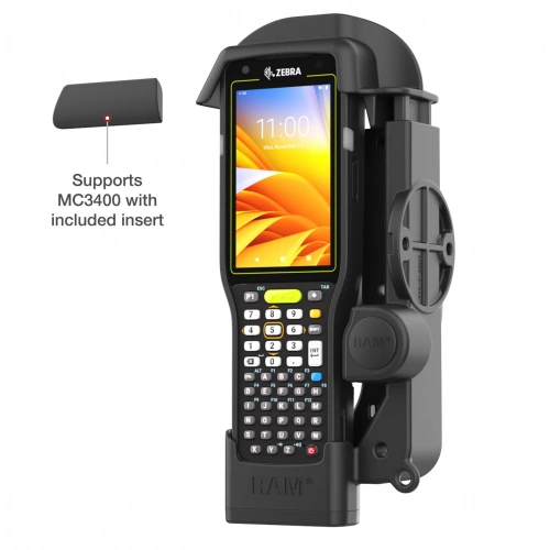 Подпружиненный держатель RAM® для Zebra MC3300 и MC3400 RAM-HOL-ZE33U фото 7