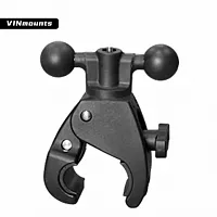 Струбцина VINmounts Tough-Claw малая на трубу 18-41 мм с двумя шарами 25 мм (1") (VIN-B-DZJ04)
