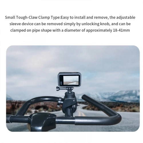 VIN-B-DZJ05 Струбцина VINmounts TOUGH-CLAW малая на трубу 18-41 мм с держателем для экшн камер фото 6 VIN-B-DZJ05 Струбцина VINmounts TOUGH-CLAW малая на трубу 18-41 мм с держателем для экшн камер фото 6