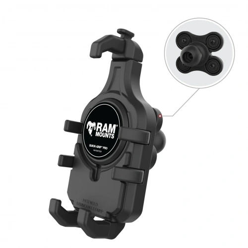 Держатель телефона RAM® Quick-Grip™ Pro с шариком и виброгасителем RAM-HOL-PD5BVU фото 3
