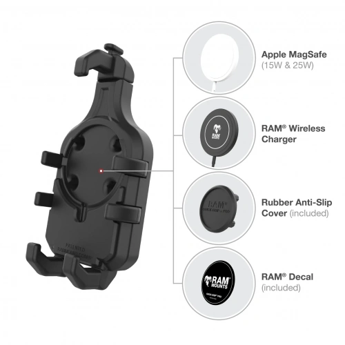 Держатель телефона RAM® Quick-Grip™ Pro RAM-HOL-PD5U фото 6 Держатель телефона RAM® Quick-Grip™ Pro RAM-HOL-PD5U фото 6