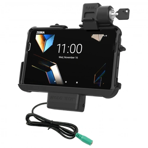 RAM-HOL-ZE46PLU Запирающаяся док-станция RAM Thin-Dock для принтеров Zebra ET401 и ET4x 8" RAM-HOL-ZE46PLU Запирающаяся док-станция RAM Thin-Dock для принтеров Zebra ET401 и ET4x 8"