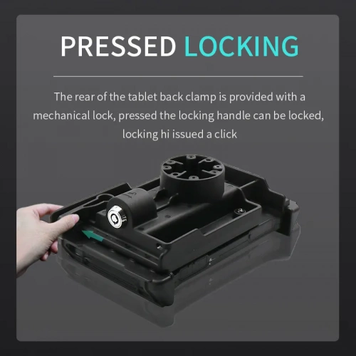 VIN-PBJ-04-Lock Крепление VINmounts с замком для планшетов с размерами дл. 190-230 мм шир. 120-130 мм толщ. 3-15 мм (tabl4) фото 6