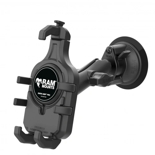 Крепление для телефона RAM® Quick-Grip™ Pro с присоской Twist-Lock™ — среднее RAM-B-166-PD5U фото 3 Крепление для телефона RAM® Quick-Grip™ Pro с присоской Twist-Lock™ — среднее RAM-B-166-PD5U фото 3
