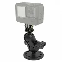 RAM-B-138-A-GOP1U крепление RAM камер GoPro на плоскую поверхность, круглая площадка, муфта 60 мм