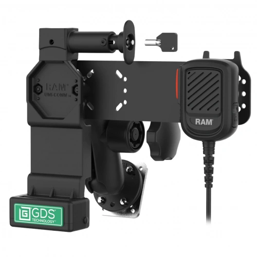 RAM-GDS-U4L-RSM-A07 Комплект GDS Uni-Conn с замком кнопки PTT и дистанционным управлением, микрофоном и динамиком для Zello RAM-GDS-U4L-RSM-A07 Комплект GDS Uni-Conn с замком кнопки PTT и дистанционным управлением, микрофоном и динамиком для Zello