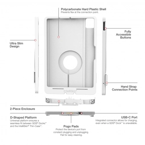 Чехол IntelliSkin® Thin-Case™ для iPad Pro 11 (M4) — серый RAM-GDS-SKIN-AP45-M4-TCD-GRY фото 6