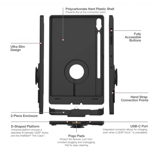 RAM-GDS-SKIN-SAM96-TCD Тонкий чехол IntelliSkin Thin-Case для планшетов Samsung Tab S10+, S9+ и S9 FE+ фото 6