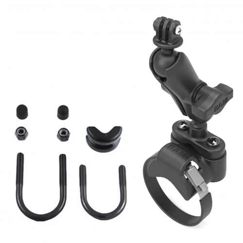 Крепление RAM для GoPro на руль 12-32 мм 40-80 мм муфта 95 мм шары 25 мм (1") (RAM-B-149Z-2-GOP1U) фото 4 Крепление RAM для GoPro на руль 12-32 мм 40-80 мм муфта 95 мм шары 25 мм (1") (RAM-B-149Z-2-GOP1U) фото 4