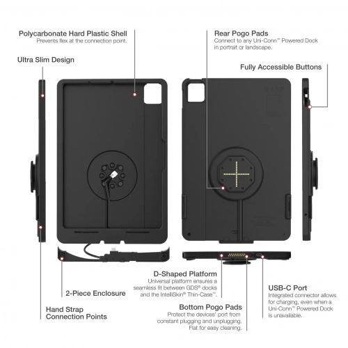 Чехол IntelliSkin® Thin-Case™ для iPad Air 11 (M2) (D-образная форма и задние пружинные подушечки) (RAM-GDS-SKIN-AP45-M2-TCDB) фото 6 Чехол IntelliSkin® Thin-Case™ для iPad Air 11 (M2) (D-образная форма и задние пружинные подушечки) (RAM-GDS-SKIN-AP45-M2-TCDB) фото 6