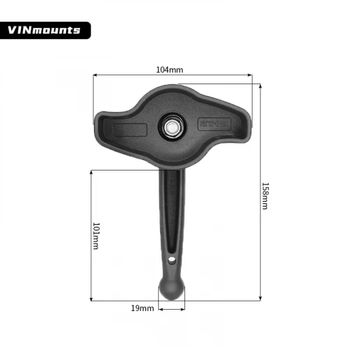 VIN-D-ZLXN Вороток VINmounts для больших муфт под шары 57 мм (2,25") фото 3