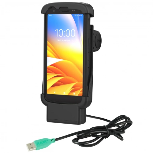 RAM-HOL-ZE24PU Док-станция RAM Form-Fit с питанием для Zebra TC201 и TC22/TC27 с функцией загрузки RAM-HOL-ZE24PU Док-станция RAM Form-Fit с питанием для Zebra TC201 и TC22/TC27 с функцией загрузки