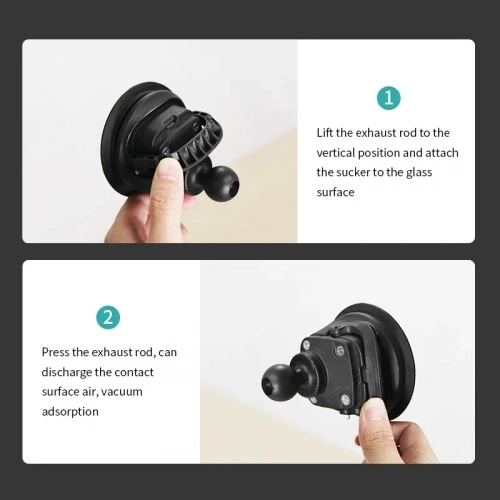 Присоска VINmounts 90 мм с шаром 25 мм (1") на нагрузку 0,5"-1" кг (VIN-B-XP01) фото 4 Присоска VINmounts 90 мм с шаром 25 мм (1") на нагрузку 0,5"-1" кг (VIN-B-XP01) фото 4