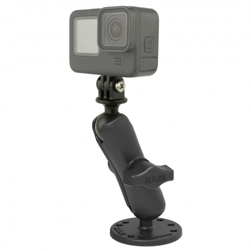 RAM-B-138-GOP1U крепление RAM камер GoPro на плоскую поверхность, круглая площадка, муфта 95 мм шары RAM-B-138-GOP1U крепление RAM камер GoPro на плоскую поверхность, круглая площадка, муфта 95 мм шары