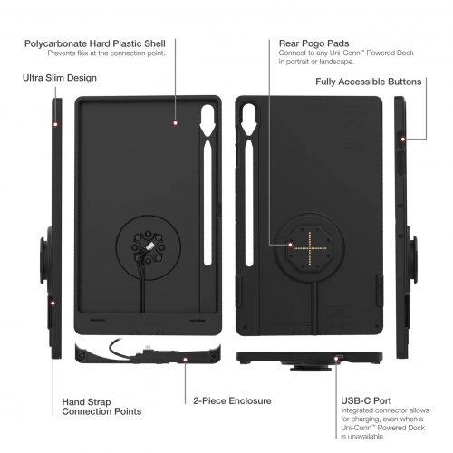 RAM-GDS-SKIN-SAM96-TCB Тонкий чехол IntelliSkin Thin-Case для Samsung Tab S10+, S9+ и S9 FE+ (задние панели) фото 6 RAM-GDS-SKIN-SAM96-TCB Тонкий чехол IntelliSkin Thin-Case для Samsung Tab S10+, S9+ и S9 FE+ (задние панели) фото 6