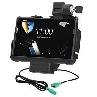 RAM-HOL-ZE44PDLU Держатель с замком RAM Tough-Dock Power + Data для Zebra ET401 8"