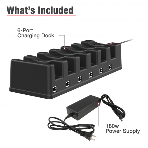 RAM-GDS-DOCK-6G16P-RJ45 GDS 6-портовый блок питания + 6-портовая док-станция RJ45 для планшетов с IntelliSkin фото 7 RAM-GDS-DOCK-6G16P-RJ45 GDS 6-портовый блок питания + 6-портовая док-станция RJ45 для планшетов с IntelliSkin фото 7