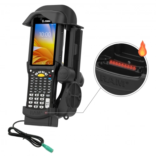 Док-станция с питанием от RAM для Zebra MC9300 - контакты с подогревом (RAM-HOL-ZE32PHU)