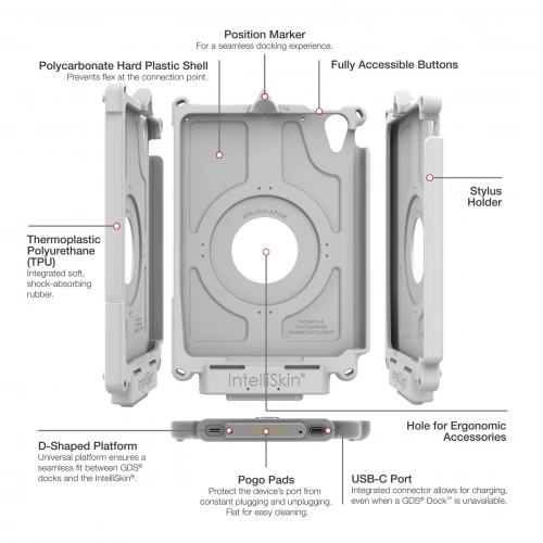 Чехол IntelliSkin® Next Gen для Apple iPad mini (A17 Pro) и mini 6 — серый (RAM-GDS-SKIN-AP36-NG-GRY) фото 8 Чехол IntelliSkin® Next Gen для Apple iPad mini (A17 Pro) и mini 6 — серый (RAM-GDS-SKIN-AP36-NG-GRY) фото 8