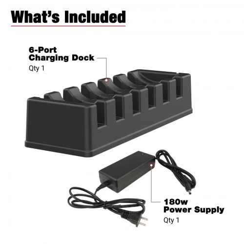 RAM-GDS-DOCK-6G16-SW1 GDS 6-портовый блок питания + док-станция с одним разъемом RJ45 для планшетов с IntelliSkin фото 7