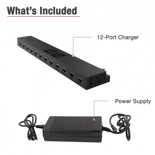 GDS® 12-портовое 300 Вт USB-C + RJ45 зарядное устройство для настенного монтажа RAM-GDS-CHARGE-USBC-RJ45-12 фото 6