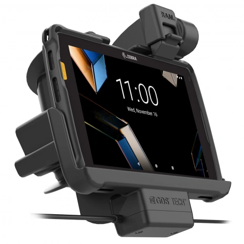 RAM-HOL-ZE44PD2U Док-станция RAM Tough-Dock Power + два порта USB с защелкой для Zebra ET401 8" фото 6 RAM-HOL-ZE44PD2U Док-станция RAM Tough-Dock Power + два порта USB с защелкой для Zebra ET401 8" фото 6
