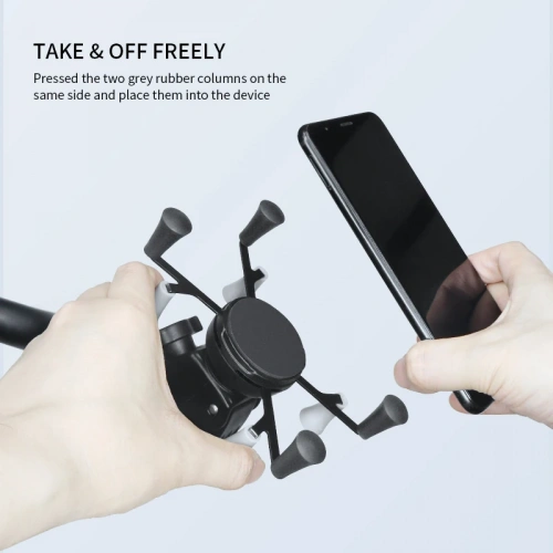 Крепление VINmounts X-GRIP быстросъемное для смартфонов на руль, трубу 26-50 мм (VIN-BC-PBSJ02-DZJ) фото 6