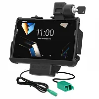 RAM-HOL-ZE44PD2LU Держатель с замком питания RAM Tough-Dock + два порта USB для Zebra ET401 8"