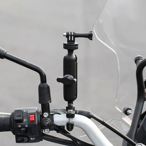 Крепление N-Star для экшн камер GoPro и др. на руль мотоцикла, трубу. Муфта 95 мм (NS-AC-B9-BTB) фото 5 Крепление N-Star для экшн камер GoPro и др. на руль мотоцикла, трубу. Муфта 95 мм (NS-AC-B9-BTB) фото 5